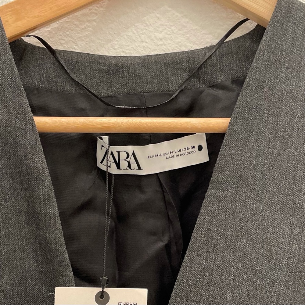 Zara Waistcoat Vest with Belt - Picture 10 of 15